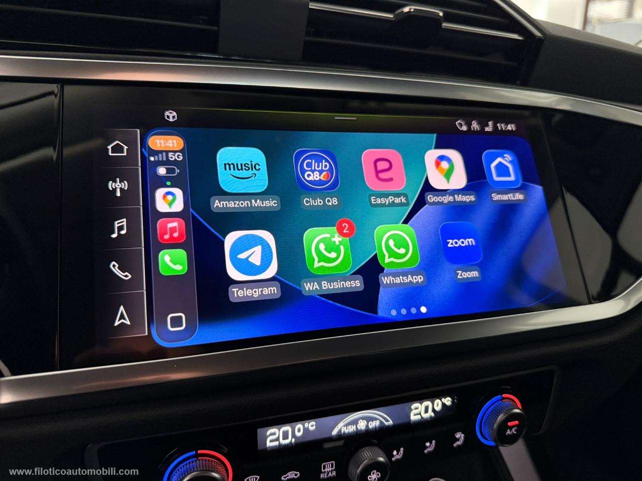 AUDI Q3 35 TDI S tronic 150CV Business KM 86.187 COCKPIT - TELECAMERA - LED