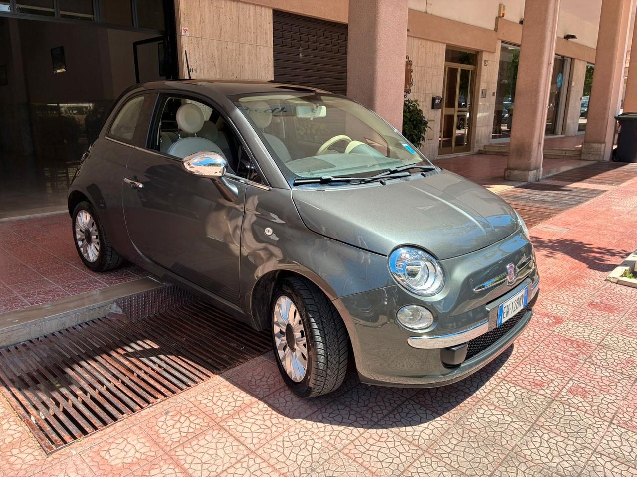 Fiat 500 1.2 Lounge tetto panoramico perfetta-14