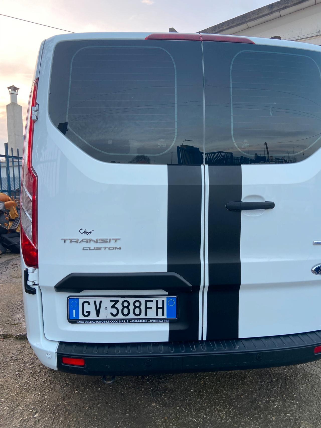 FORD TRANSIT CUSTOM 9 POSTI ECO DIESEL HYBRID