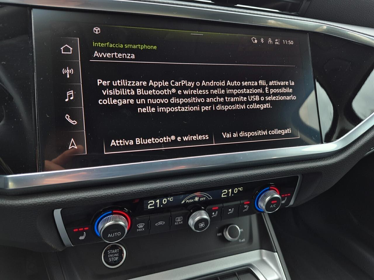 Audi Q3 SPORTBACK 35 TFSI S TRONIC MATRIX LAVAFARI CARPLAY WIRELESS ACC