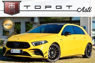 MERCEDES-BENZ A35 AMG 4MATIC 306cv AUTO, UFF ITALIANA, SERVICE MERCEDES, TETTO, MULTIBEAM, RETROCAMERA, LUCI 64 COLORI, 19", PERMUTE