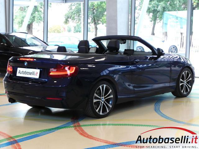 BMW 220 D CABRIO SPORT AUTOMATICA 190CV EURO 6B