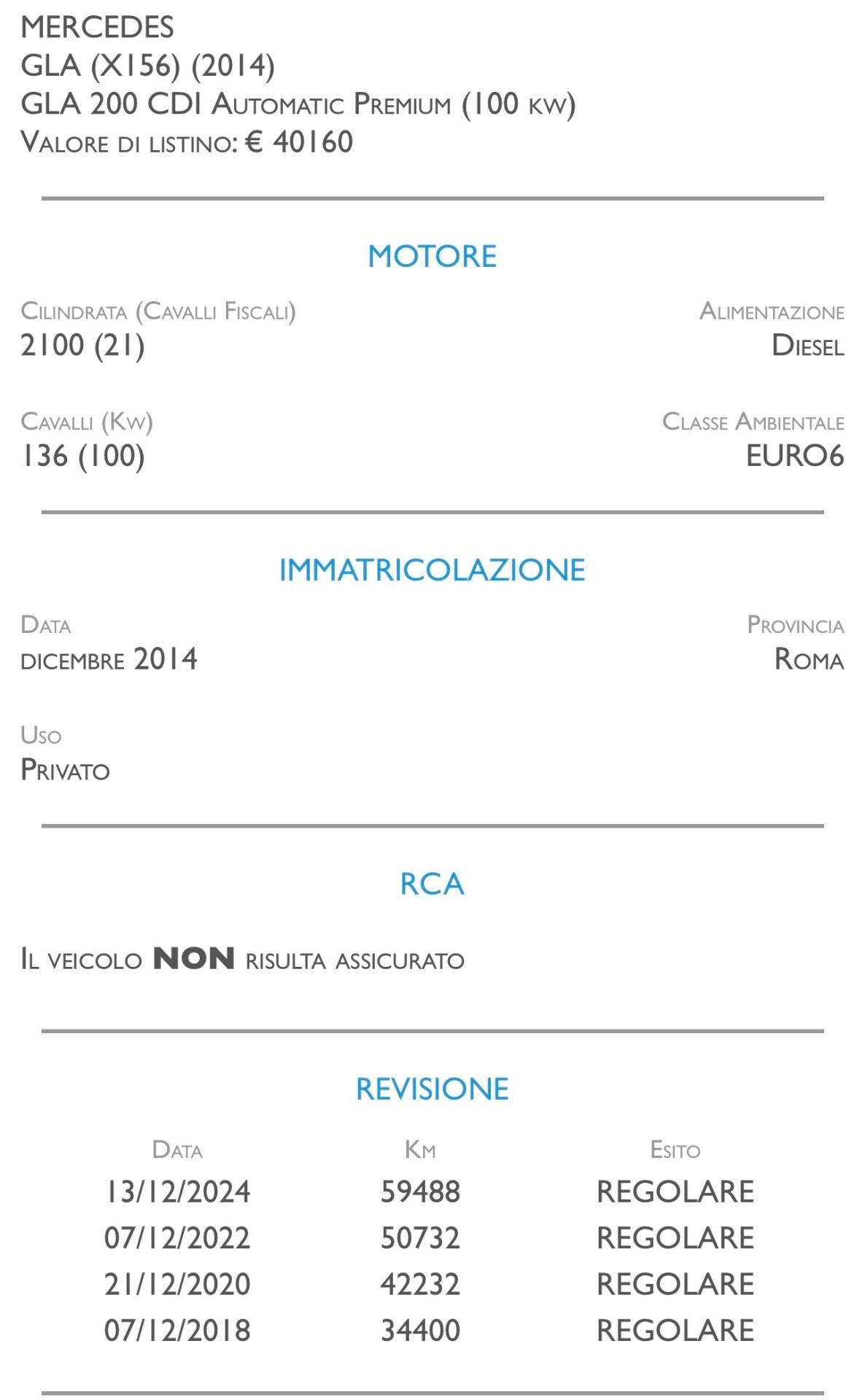 Mercedes-benz GLA 200 CDI Automatic 4Matic Premium