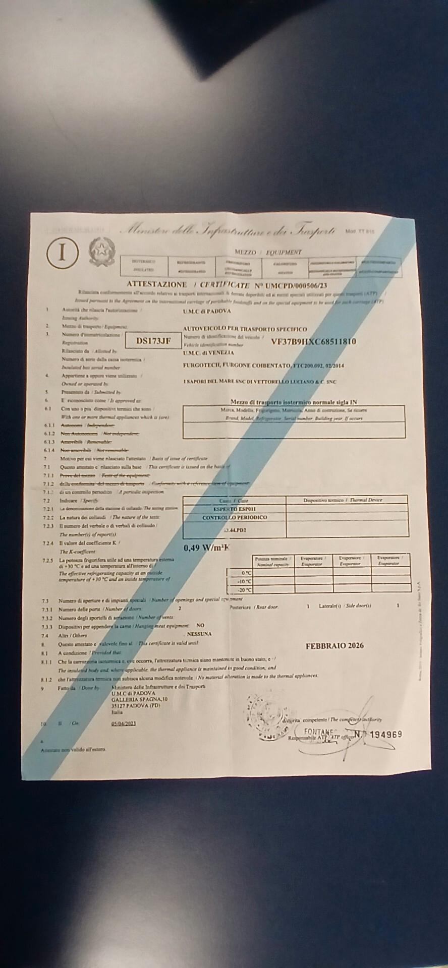 Peugeot Partner 1.6 HDi 90Cv ISOTERMICO