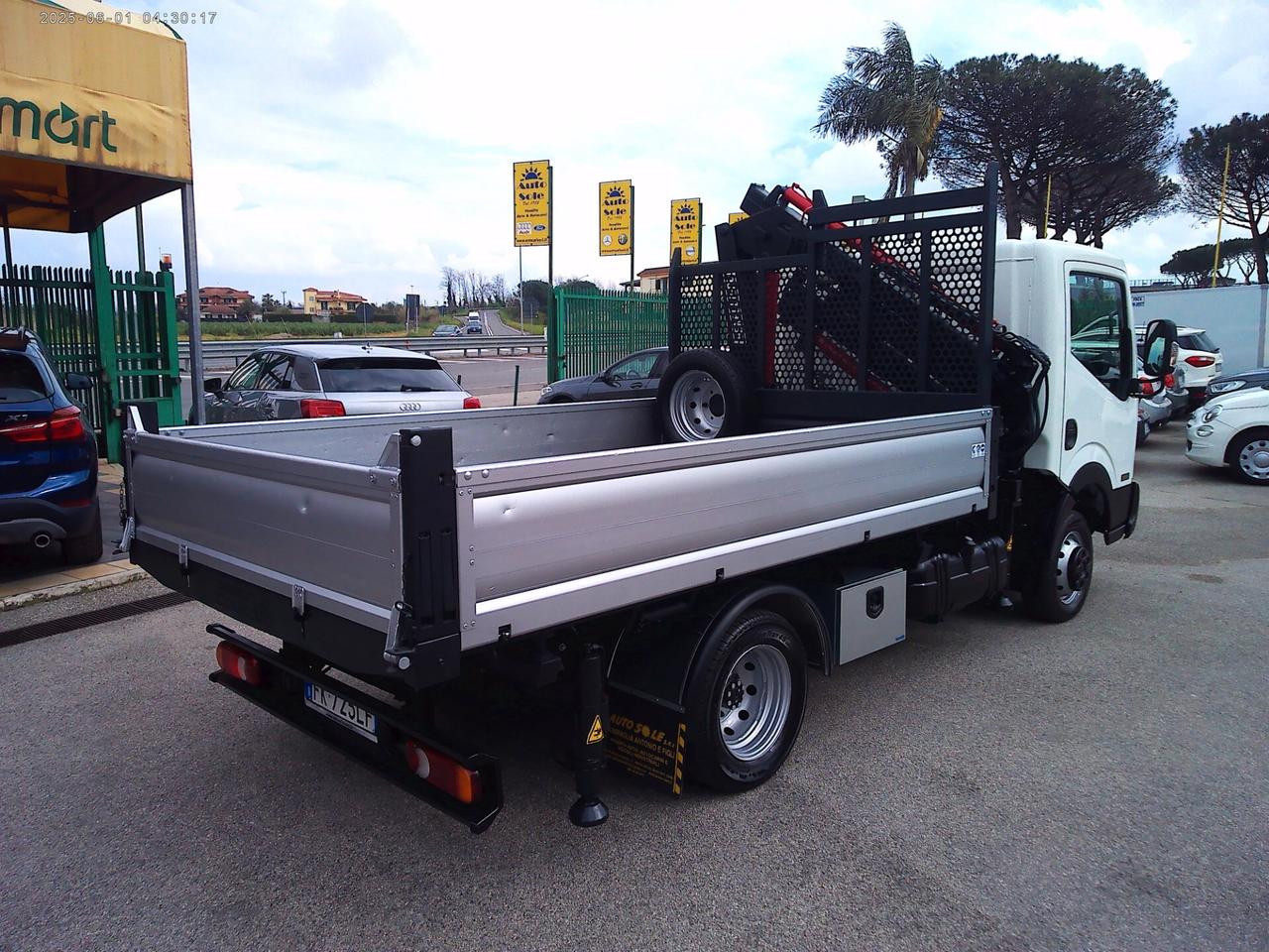 Nissan Cabstar NT 400 3000 E6 GRU AG 2510 2+2 JIB RIBALTABILE 92K