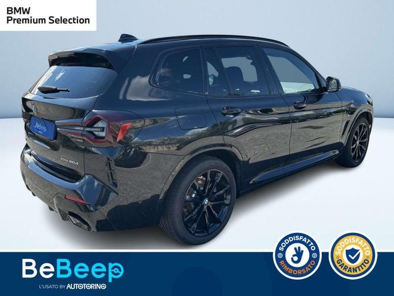 BMW X3 XDRIVE20D MHEV 48V MSPORT AUTO