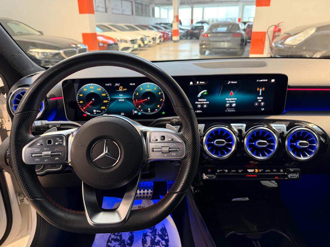 Mercedes-benz A 200 Premium AMG-LUCI-360-MULTIBEAM-TAGLIANDI MERCEDES