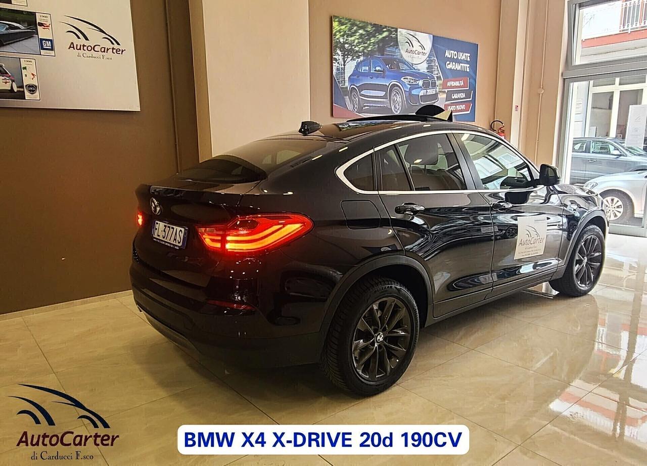 Bmw X4 X-drive-20d-TETTO APRIB-COME NUOVA