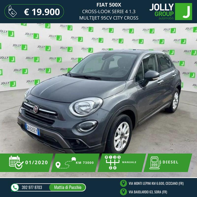 FIAT 500X Cross-Look Serie 4 1.3 Multijet 95cv City Cross