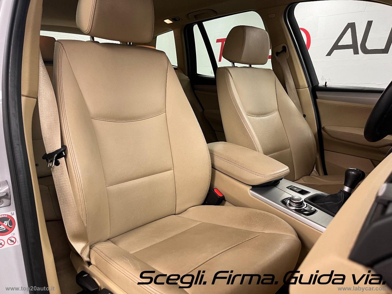 BMW X3 XDrive20d XLine|PELLE TOTALE|8 GOMME