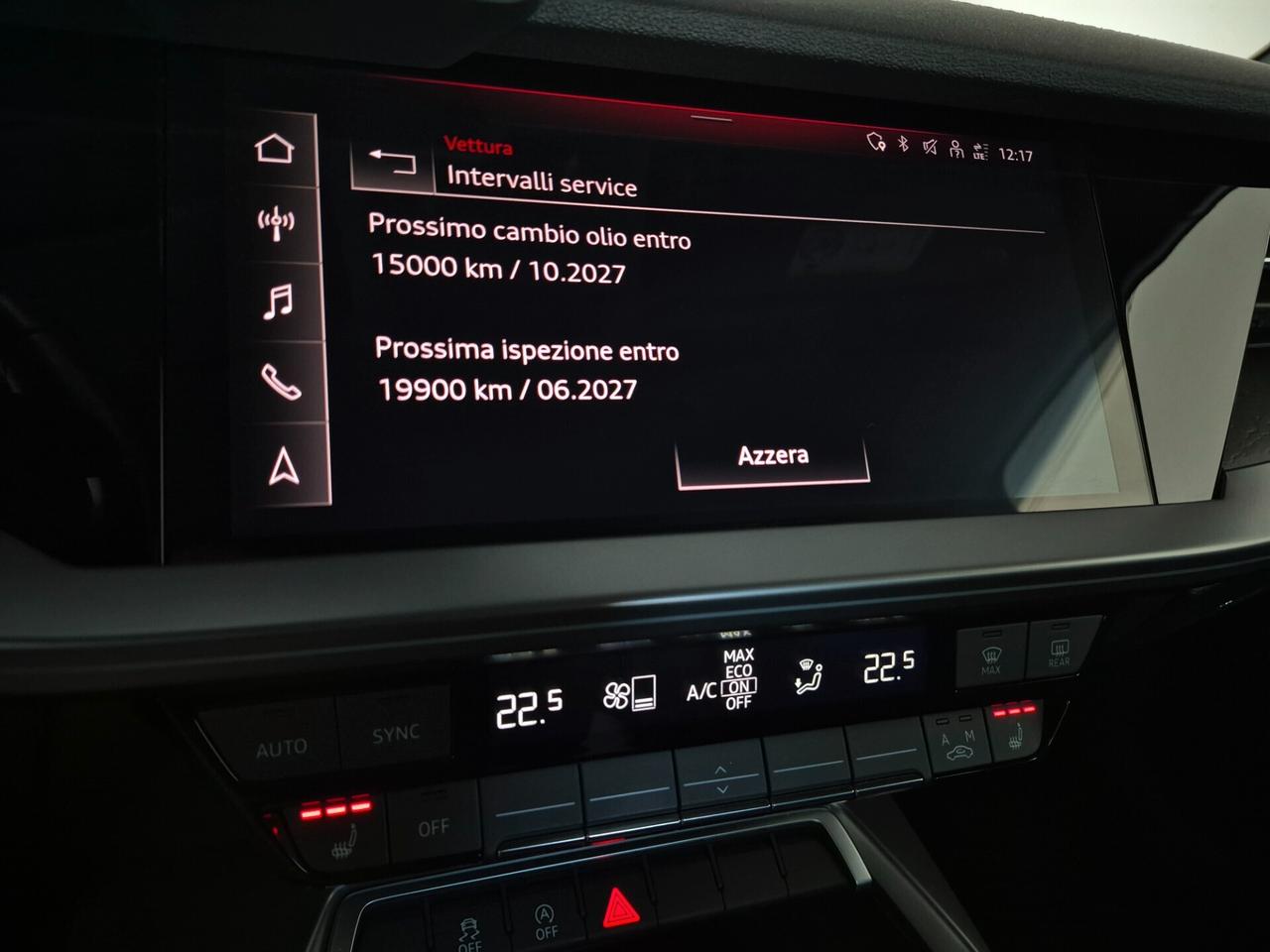 Audi A3 SPB 2.0 TDI S LINE S-TRONIC PELLE LED C.18" BLACK PACK APPLE CAR PLAY/ANDROID AUTO SED. SPORT. RISC. VIRTUAL COCKPIT PLUS
