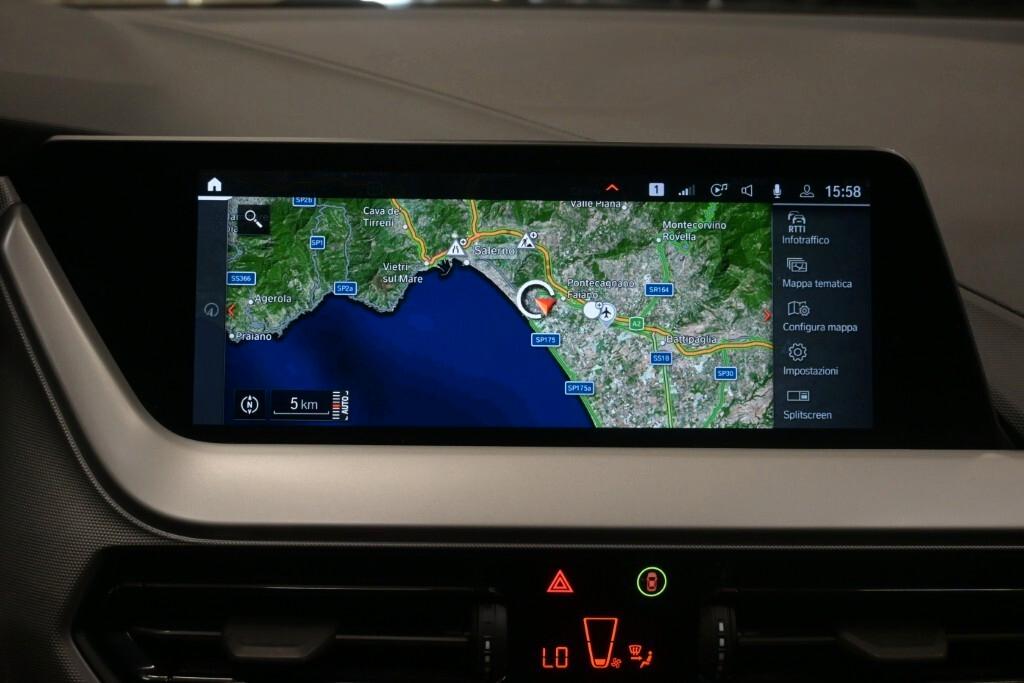 BMW 116D 115CV STEPTRONIC BUSINESS DESIGN ( FARI LED - BMW DIGITAL COCKPIT - NAVI - MIRROR - PARK ASSISTANT - TELECAMERA POST. - CERCHI 17 )