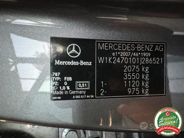 MERCEDES-BENZ B 180 d Automatic Sport Plus Tetto