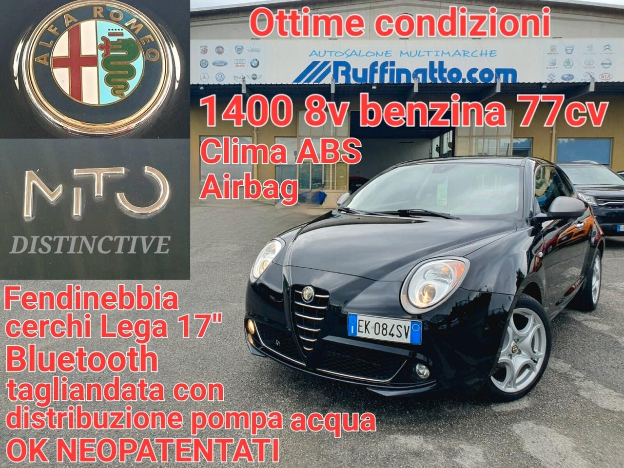 Alfa Romeo MiTo 1.4 78 CV 8V S&S Distinctive Sport Pack