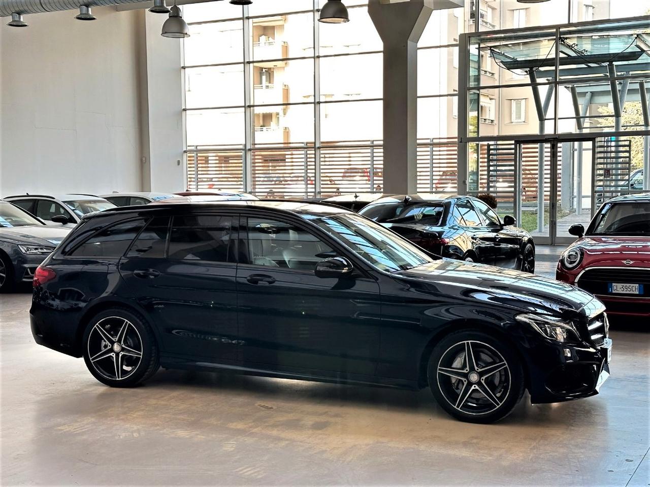 Mercedes C 220 D SW 4Matic Premium AMG Auto-18"-Pelle-AirMatic D/C
