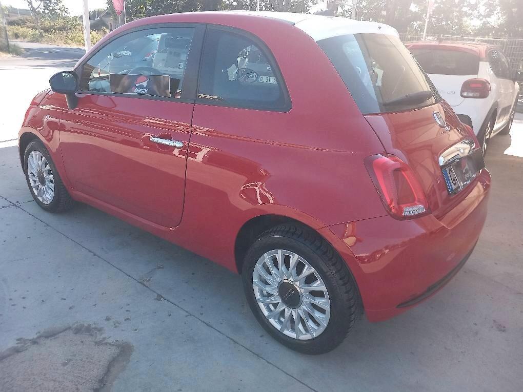 Fiat 500 1.0 Hybrid Connect BICOLORE KM 49800 GARANZIA TOTALE SENSORI