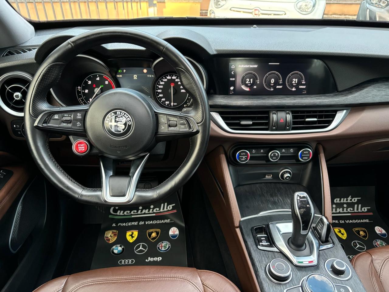 Alfa Romeo Stelvio 2.2 Turbodiesel 190 CV RWD FULL SUPER MY 21 - TETTO