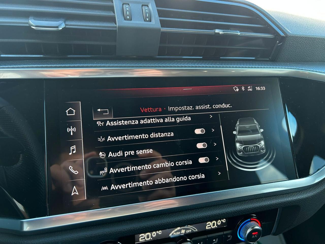 Audi Q3 2.0 TDI 150 Cv S-LINE S-TRONIC MATRIX-2020