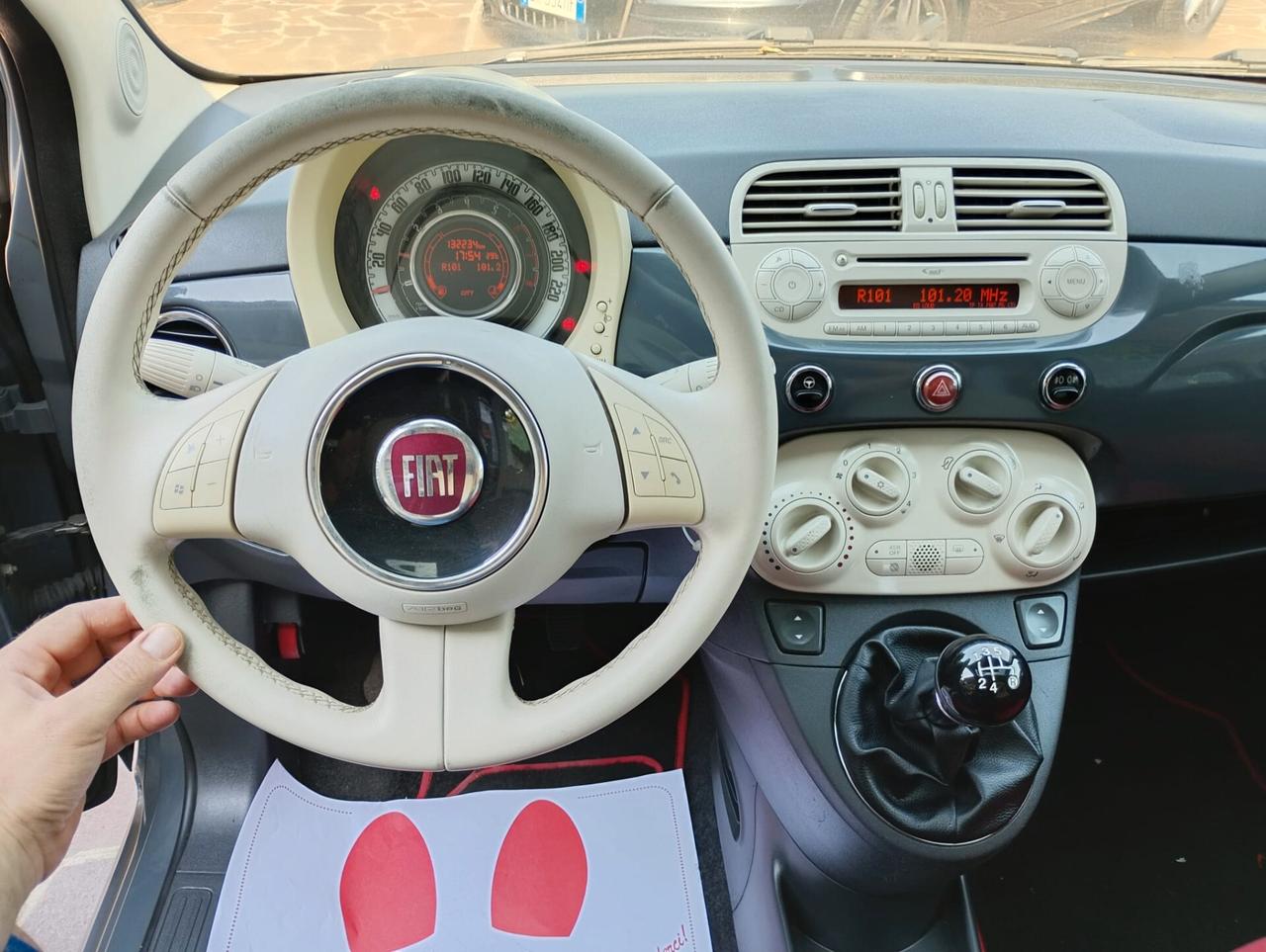 Fiat 500 1.2 Matt Black NEOPATENTATI - TETTO PANORAMICO