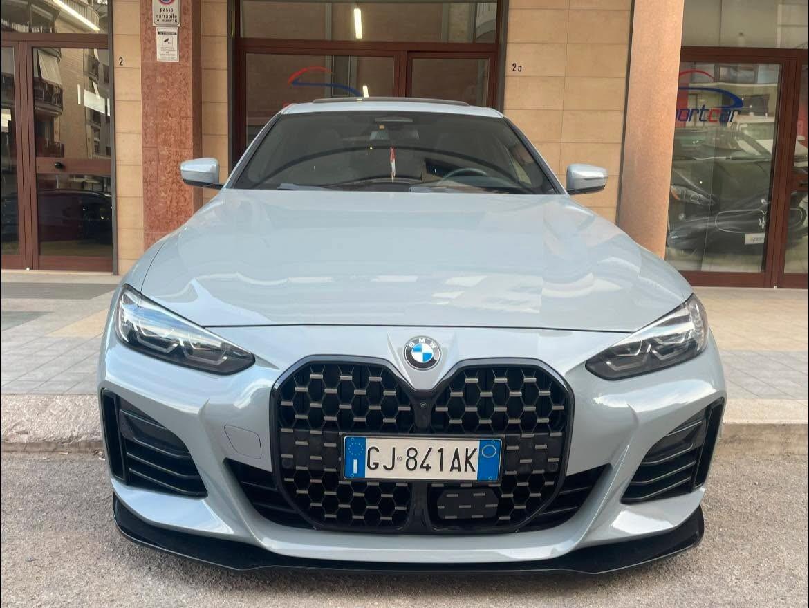 Bmw 420d GC xdrive 48V Msport TETTO NAVY PELLE 19' LED 360