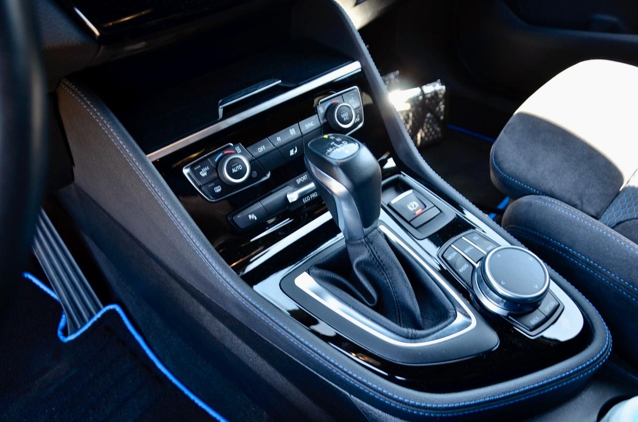 BMW 218i GRAN TOURER MSPORT 136cv AUTO, UNICOPROPRIETARIO, UFF ITALIANA, SERVICE UFF BMW, FULL LED, NAVI, PERMUTE