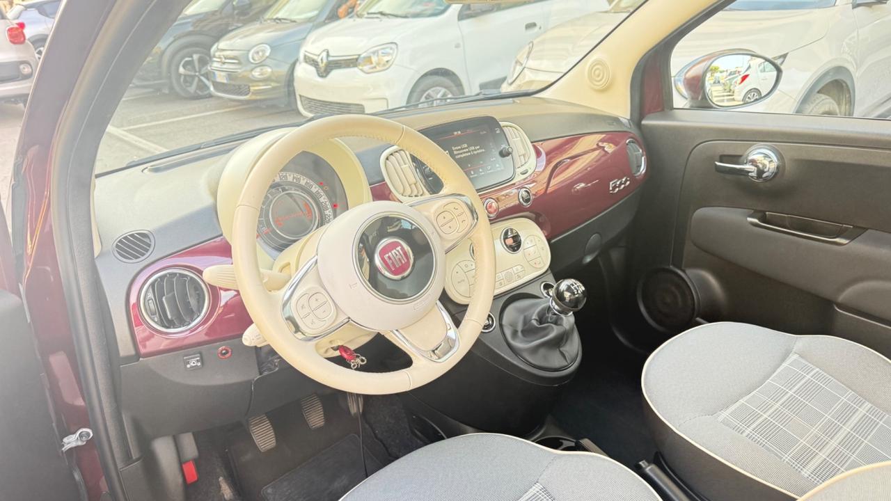 Fiat 500 1.2 GPL EasyPower Lounge LED CAR PLAY PANORAMA PDC BLUETOOTH CERCHI 15