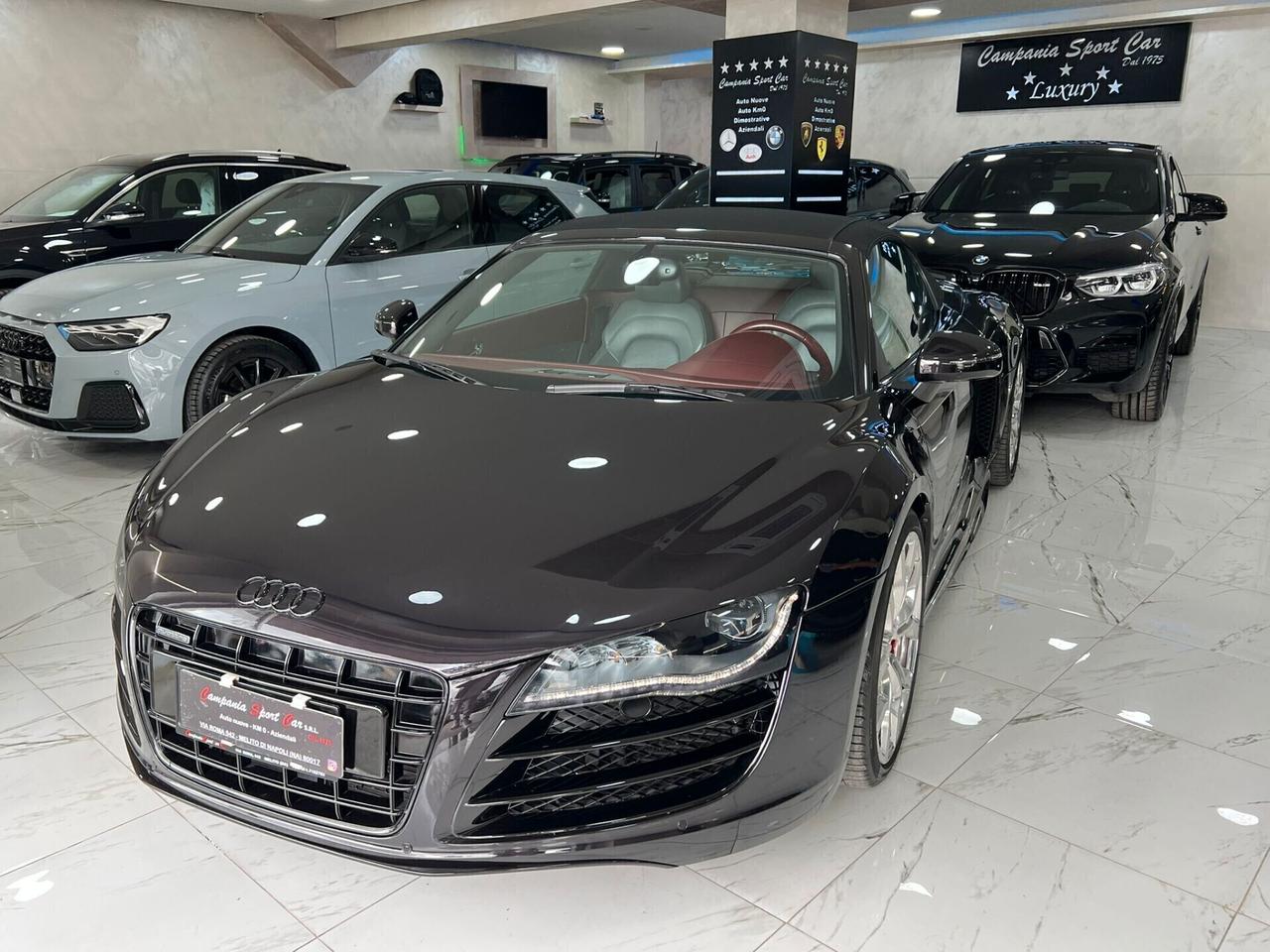 NUOVA AUDI R8 5.2 V10 FSI 525CV QUATTRO R-TRONIC CABRIO IDENTITY BLACK