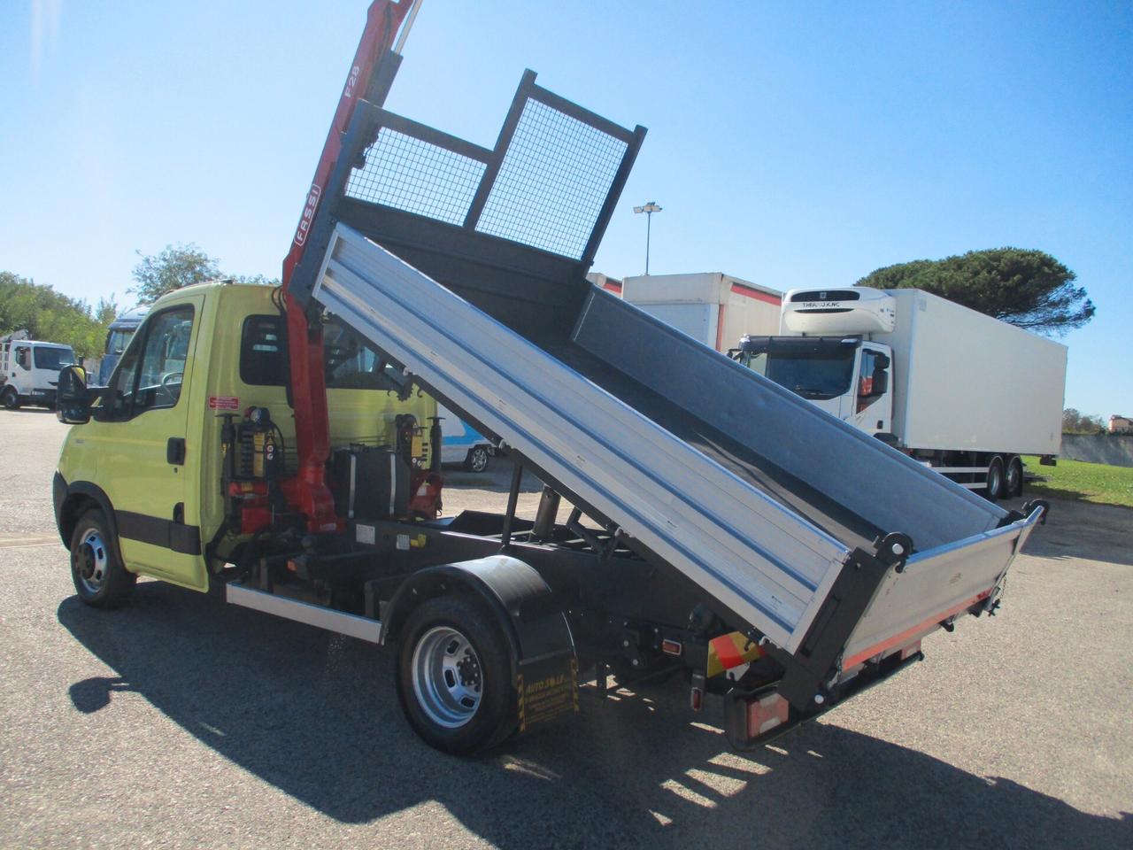 Iveco Daily 50C15 K 3000 150CV E4 GRU FASSI F28/3S+RIBALTABILE