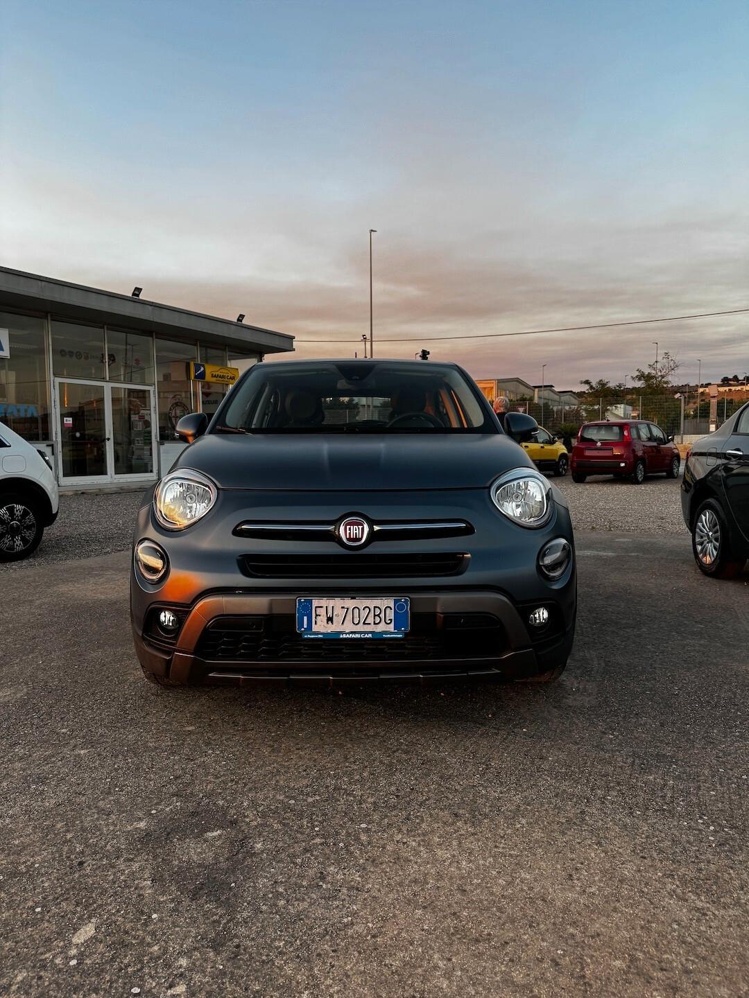 Fiat 500X 1.3 Mjt 95CV Cross blu opaco tetto apribile