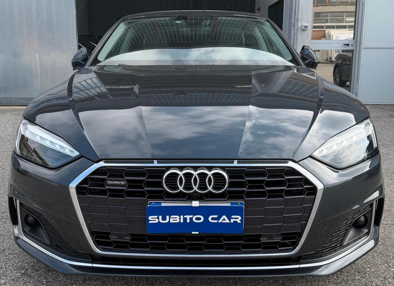 Audi A5 40 TDI quattro S tronic FARI MATRIX CAMERA 360 INTERNI PELLE E ALCANTARA