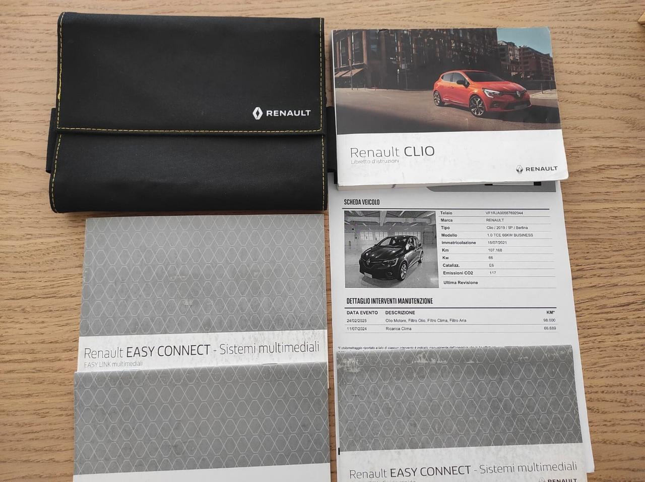 RENAULT CLIO 2021 UNIPRO/KMCERTIF/FULLOPTIONAL
