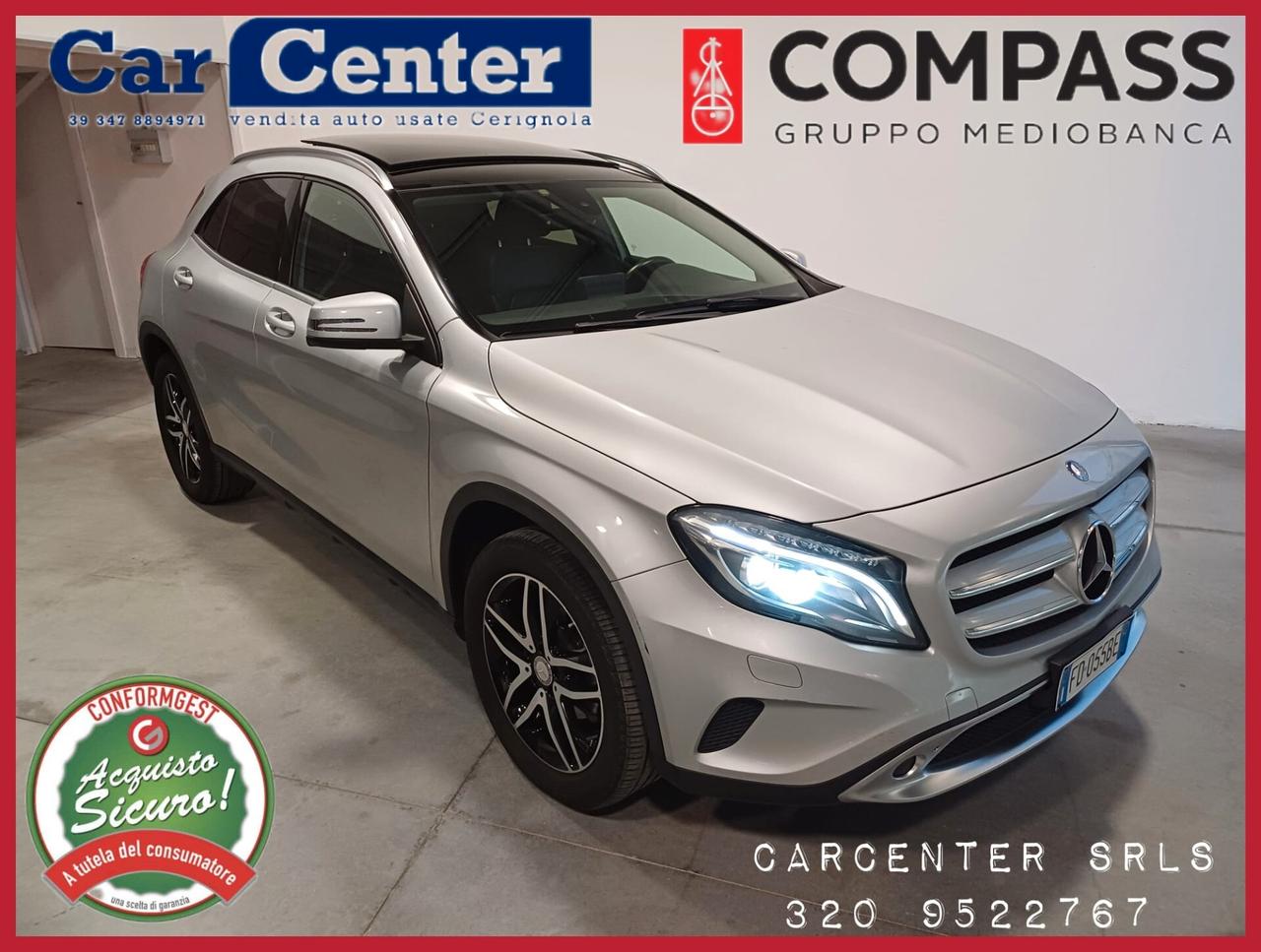 Mercedes-benz GLA 200 Aut Enduro TETTO/PELLE/HARMAN