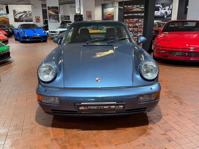 PORSCHE 964 Cabrio-Baltic Blu-Pelle Blu-Capote Blu