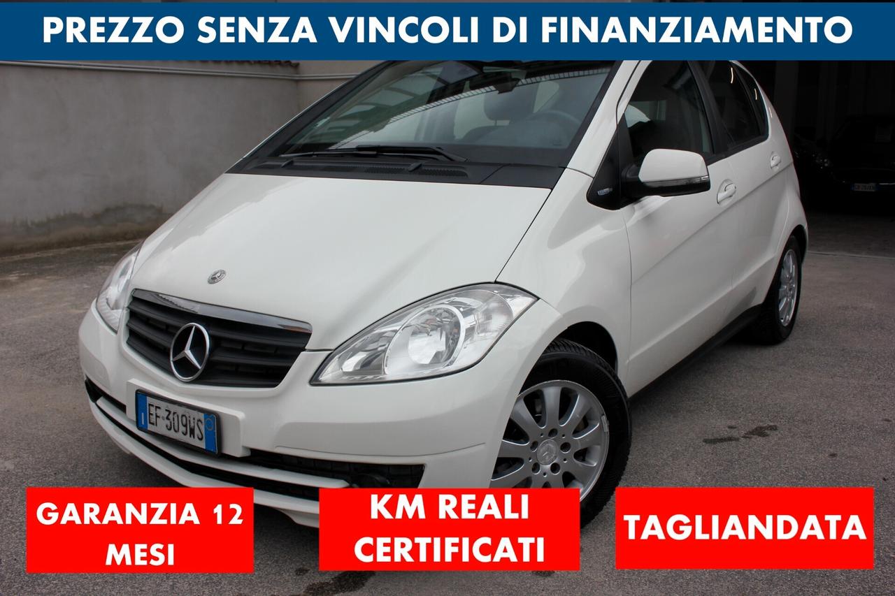 Mercedes-Benz A 160 2.0 CDI 82 CV 5PORTE KM REALI CERTIFICATI GARANZIA 12 MESI TAGLIANDATA NEOPATENTATI OK