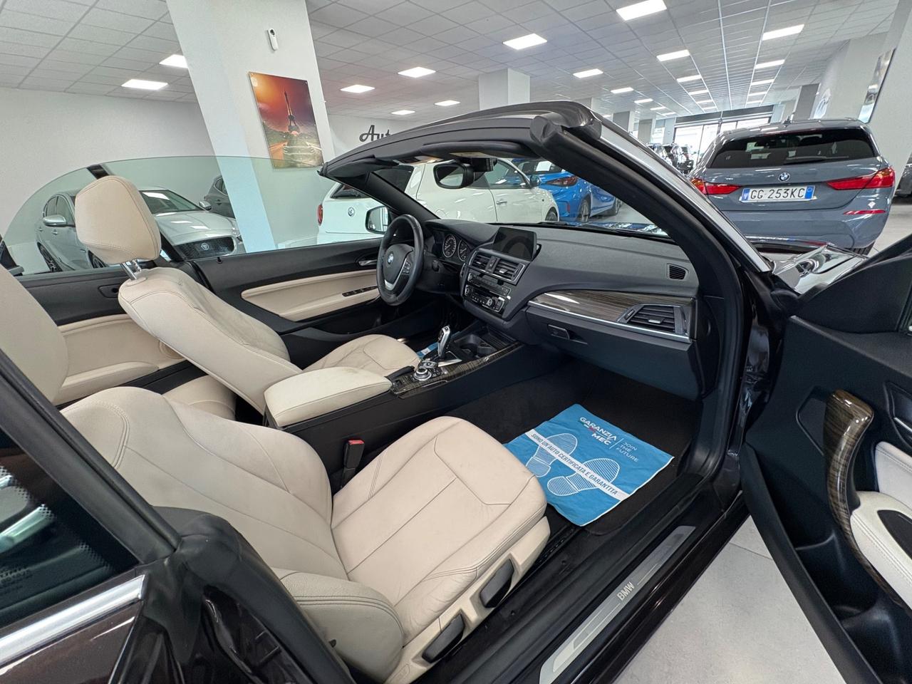 Bmw 218d Cabrio Luxury 2.0 150cv 2016 km 178000
