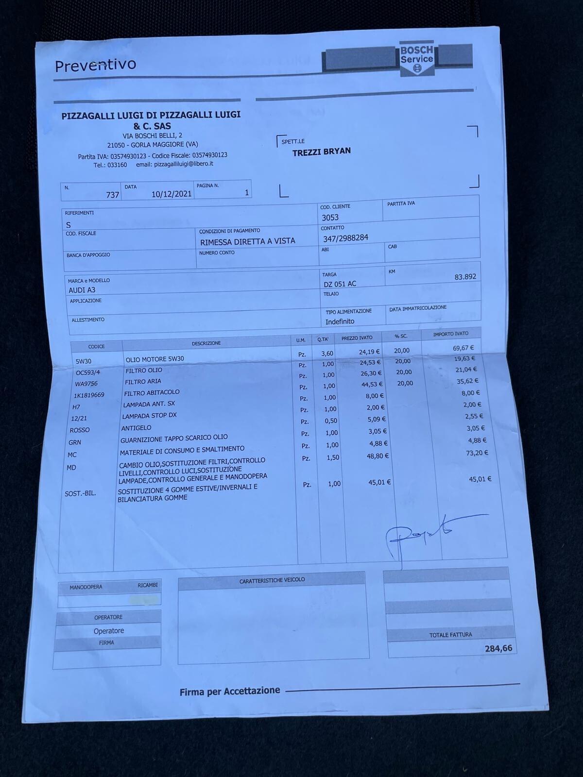 Audi A3 SPB 1.4 16V TFSI FRIZIONE NUOVA