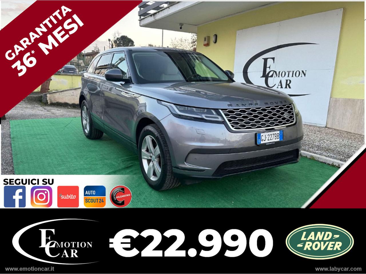 LAND ROVER RR Velar 2.0D I4 180 CV S AUTOCARRO - 2019