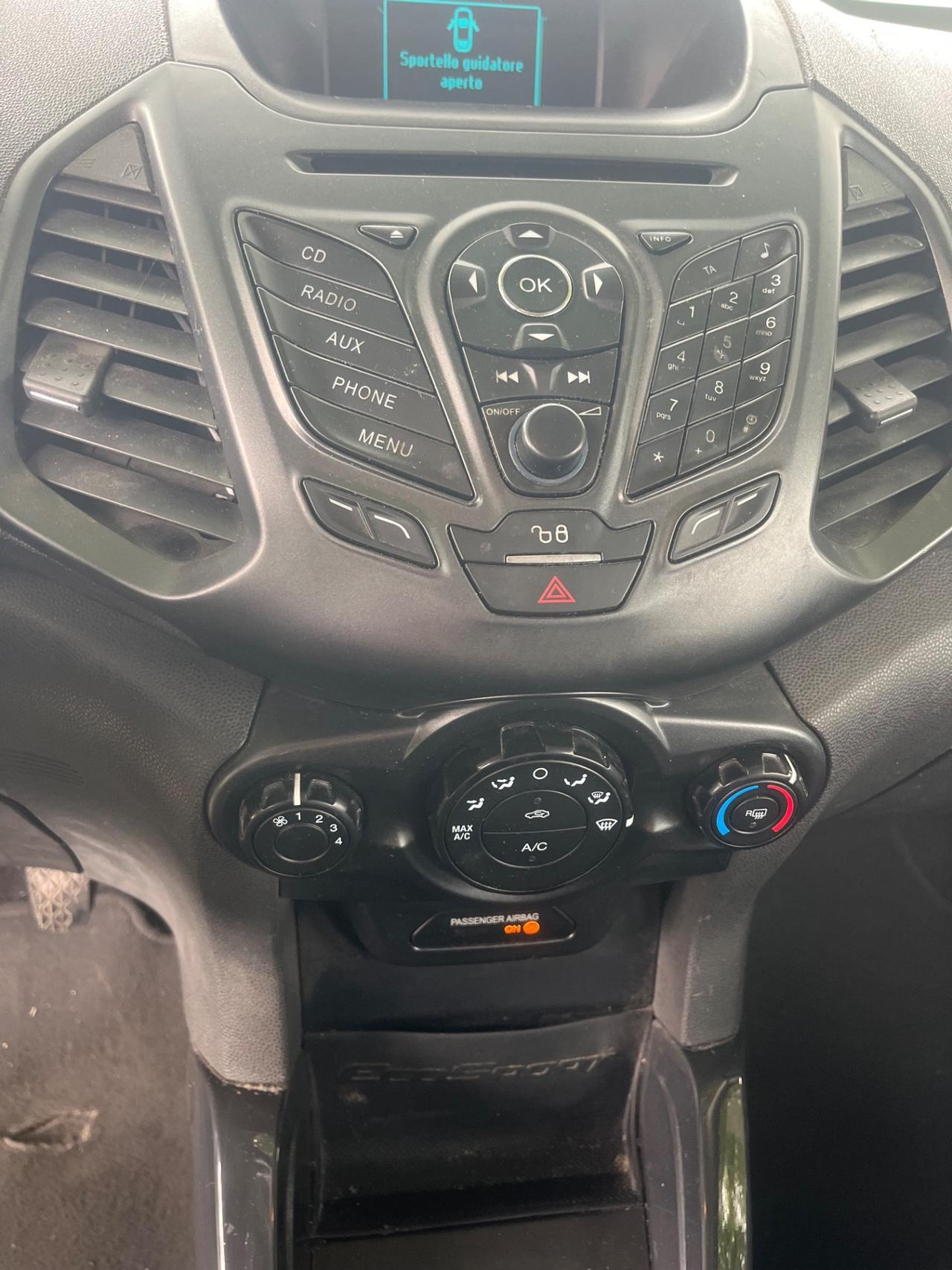Ford EcoSport 1.5TDCI/90CV/neopatentato/Euro5B con FAP/unico proprietario