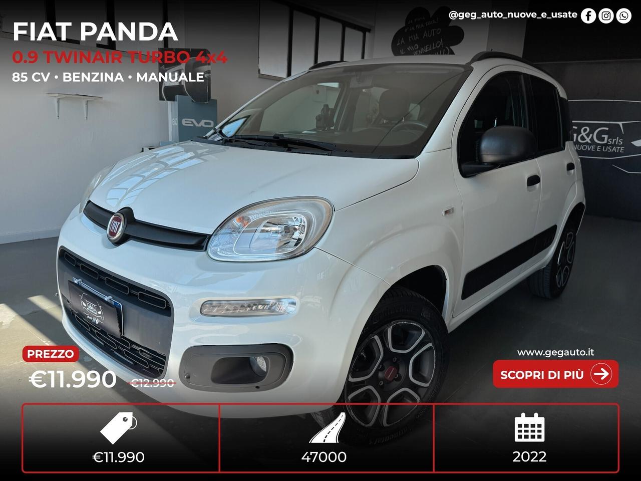 Fiat Panda 0.9 TwinAir Turbo S&S 4x4 - 2022