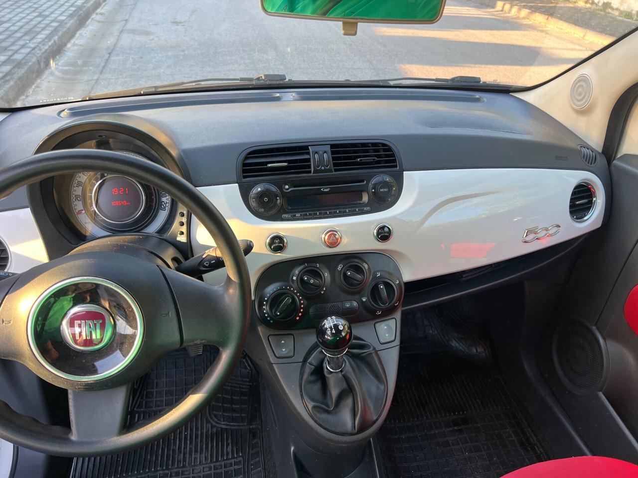 Fiat 500 1.2 benzina Lounge soli 100mila km