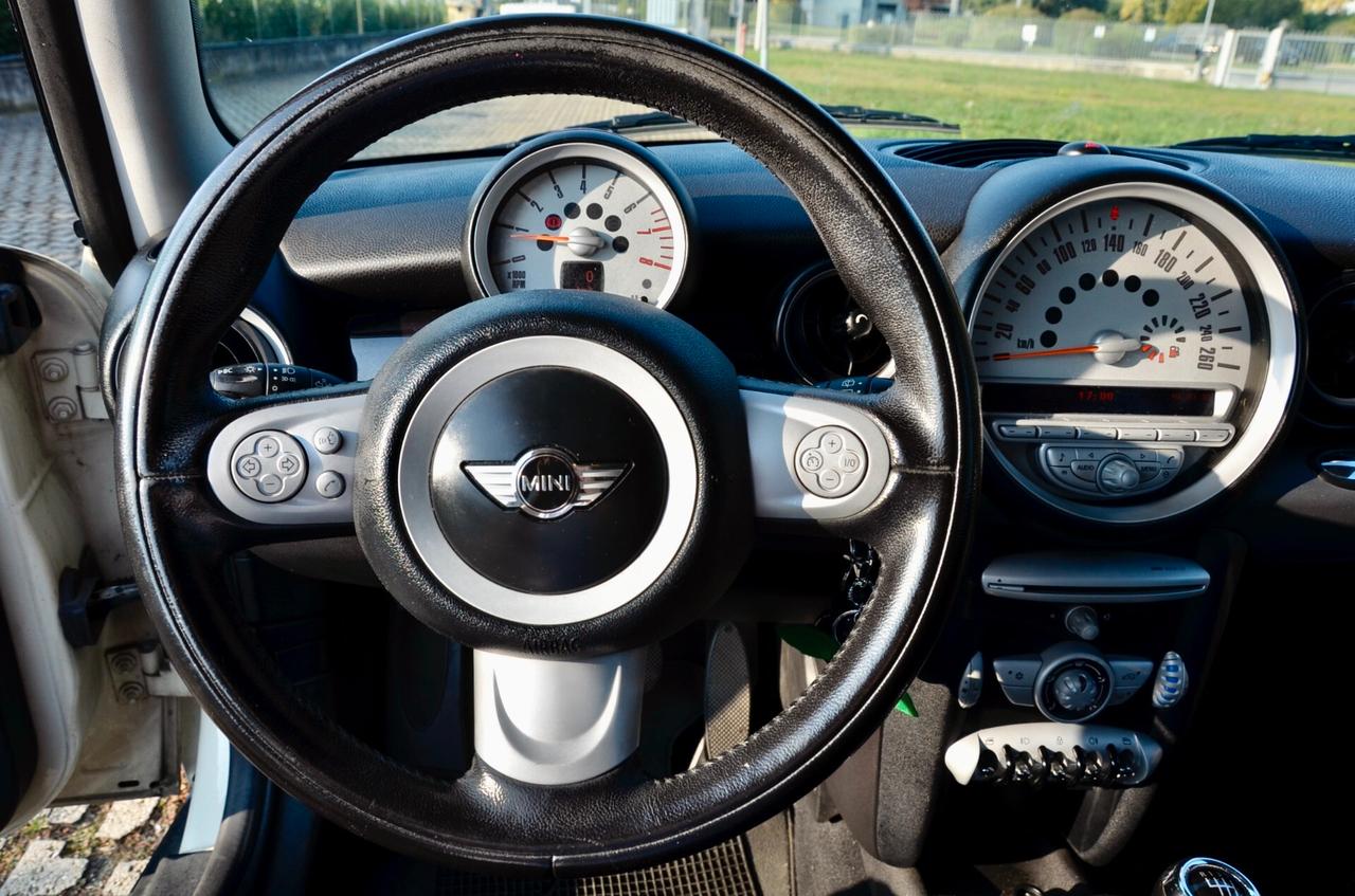 MINI COOPER 1.6 120cv, UFF ITALIANA, BICOLOR, A/C, PERMUTE