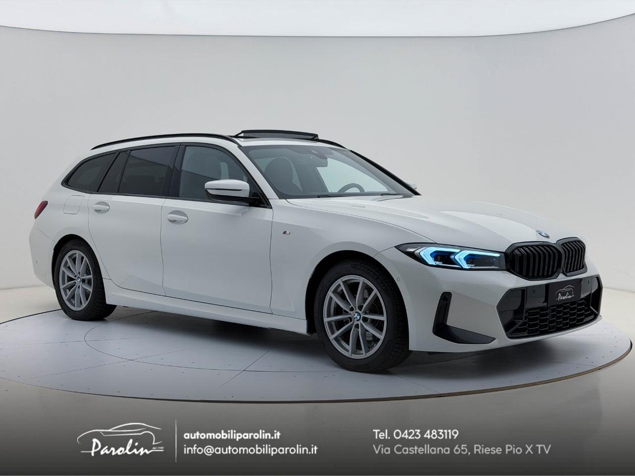 BMW 320 d Touring mhev 48V xdrive MSport Tetto-Gancio-Pelle-Winter-360°