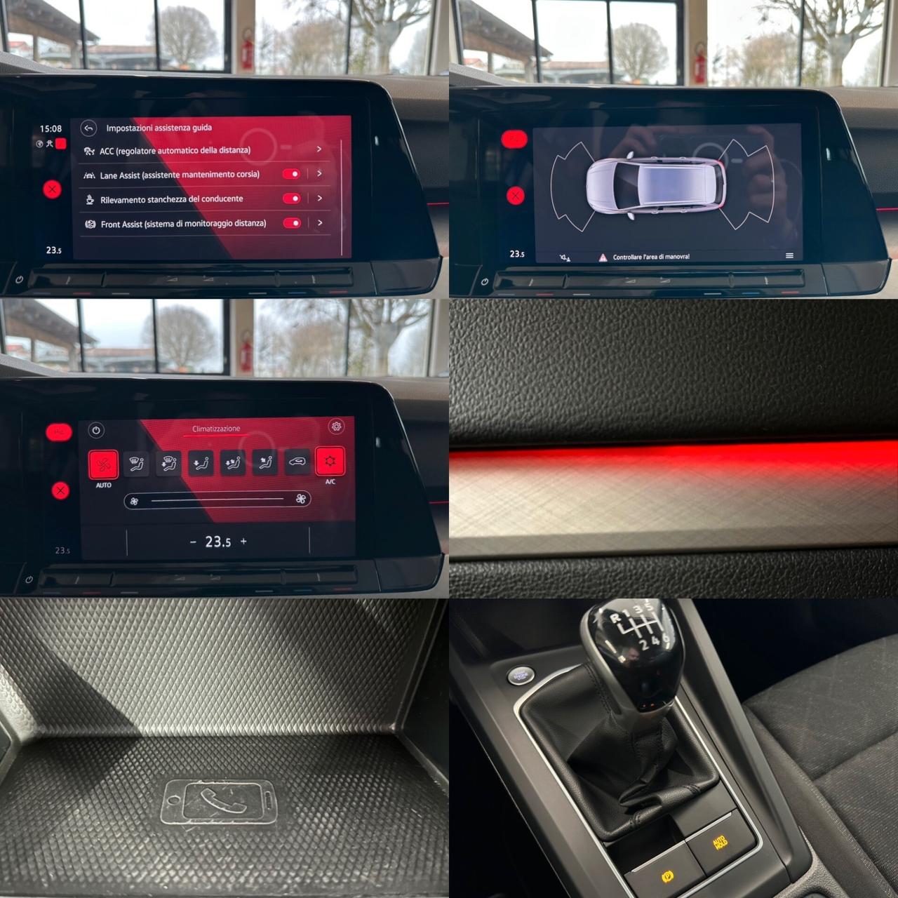 VOLKSWAGEN GOLF VARIANT 2.0 TDI LIFE 115CV *CARPLAY*LED*ACC*