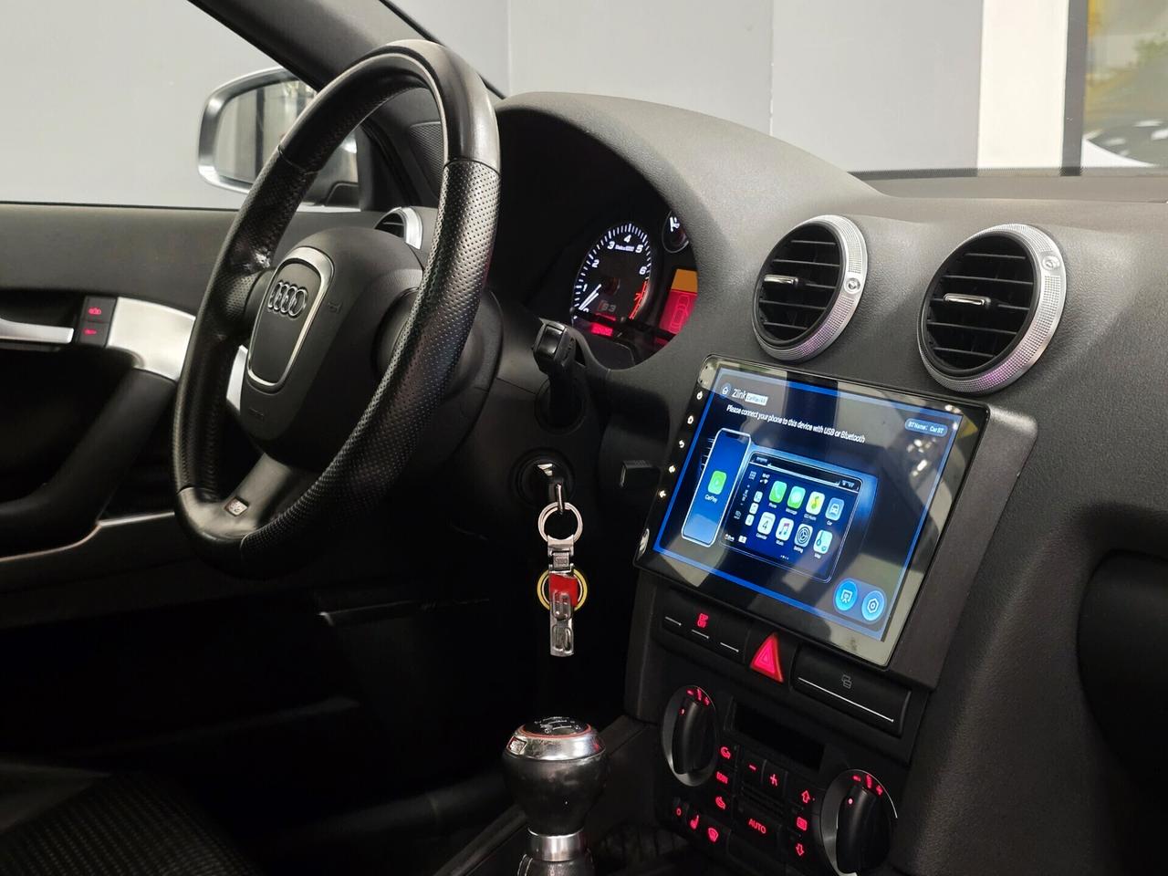 Audi A3 II 3P 2.0 tfsi QUATTRO 265cv FRIZIONE + VOLANO NUOVI €3500_GARANZIA 12 MESI _ FULL OPTIONAL_TETTO_AUDIO BOSE