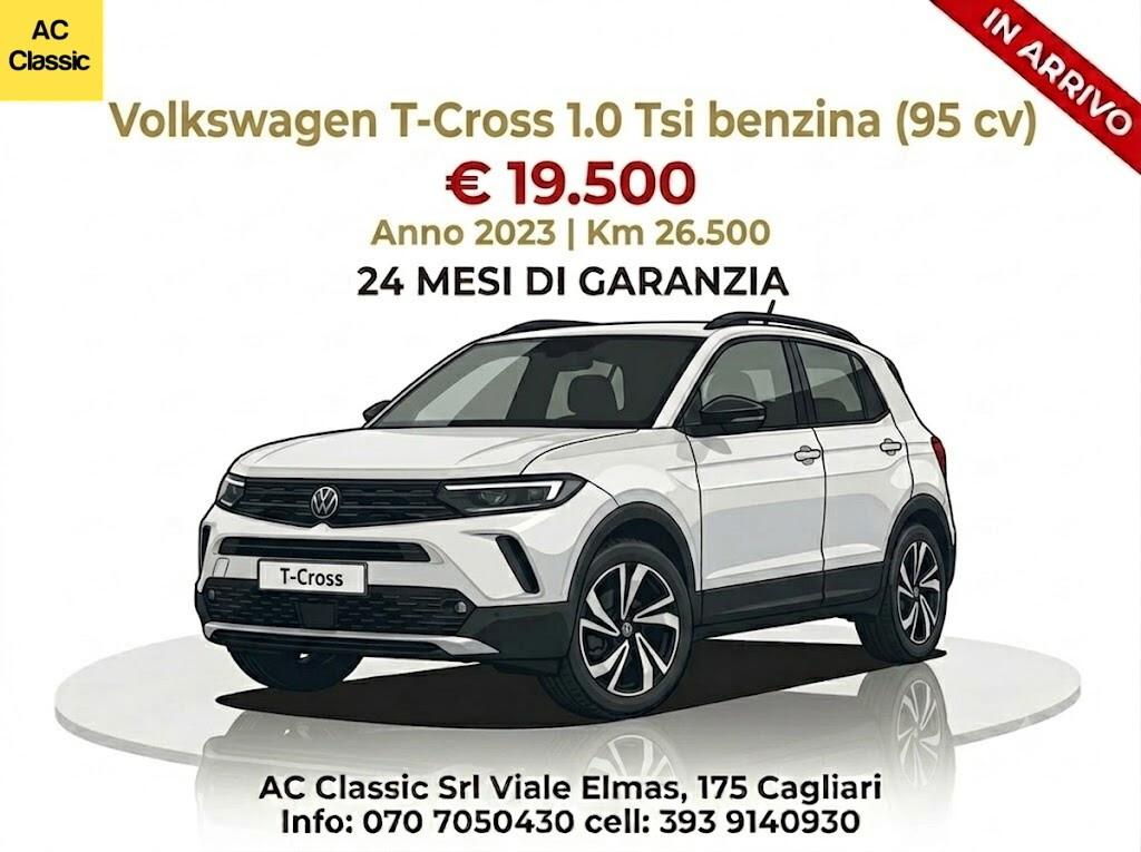 Volkswagen T-Cross Style 1.0 TSI (95 cv)