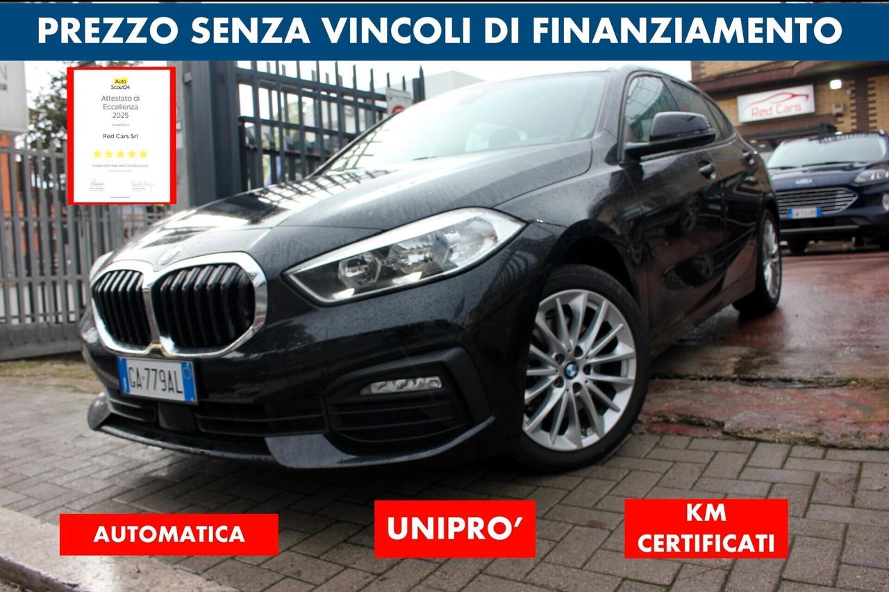 Bmw 116d AUTOMATICA UNIPRO'*PREZZO VERO* KM CERTIFICATI