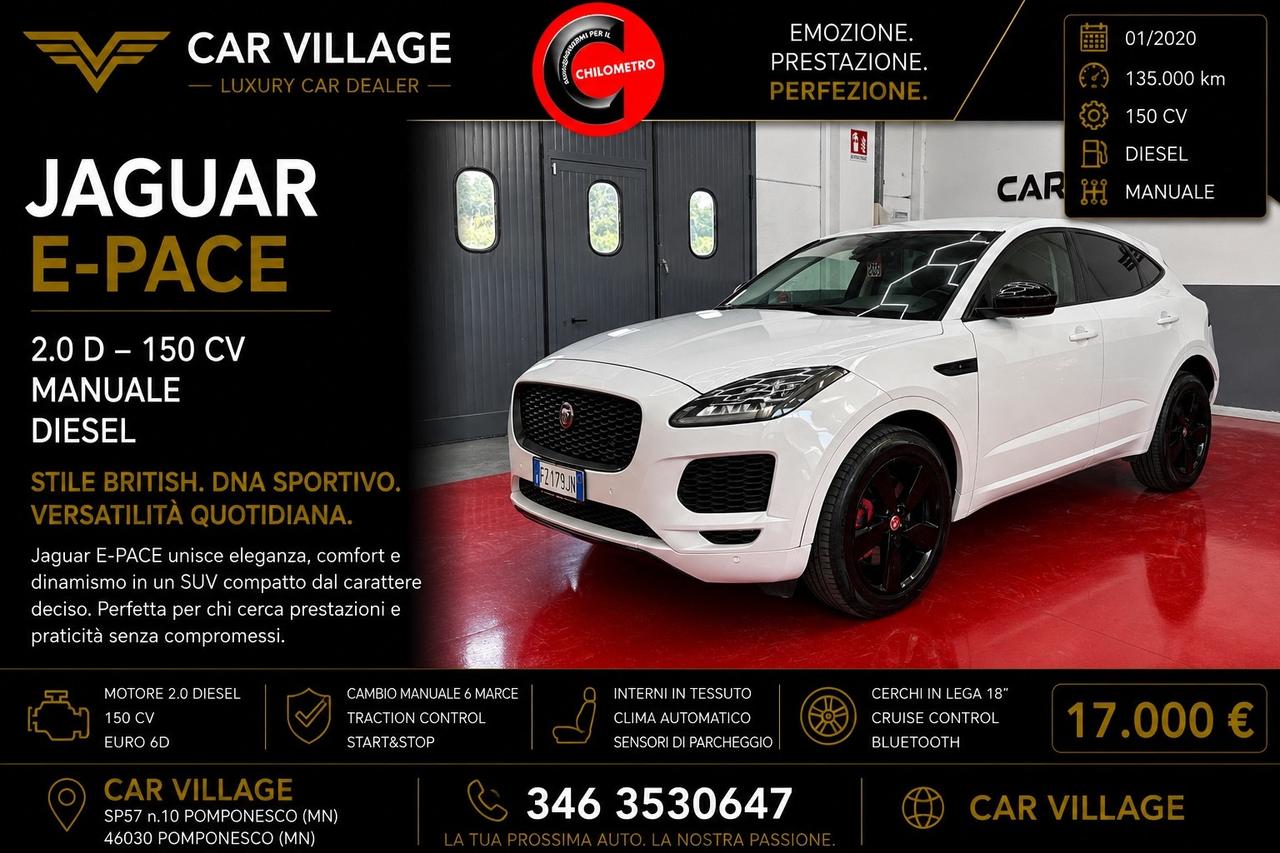 Jaguar E-Pace 2.0D 150 CV AWD R-Dynamic