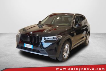 BMW X3 18D 150CV STEPTRONIC 48V S-DRIVE BUSINESS ADVANTAGE ( FARI LED - PELLE - CLIMA TRIZONA - CRUISE - NAVI - MIRROR - PARK ASSISTANT - TELECAMERA POST. - CERCHI 18 )