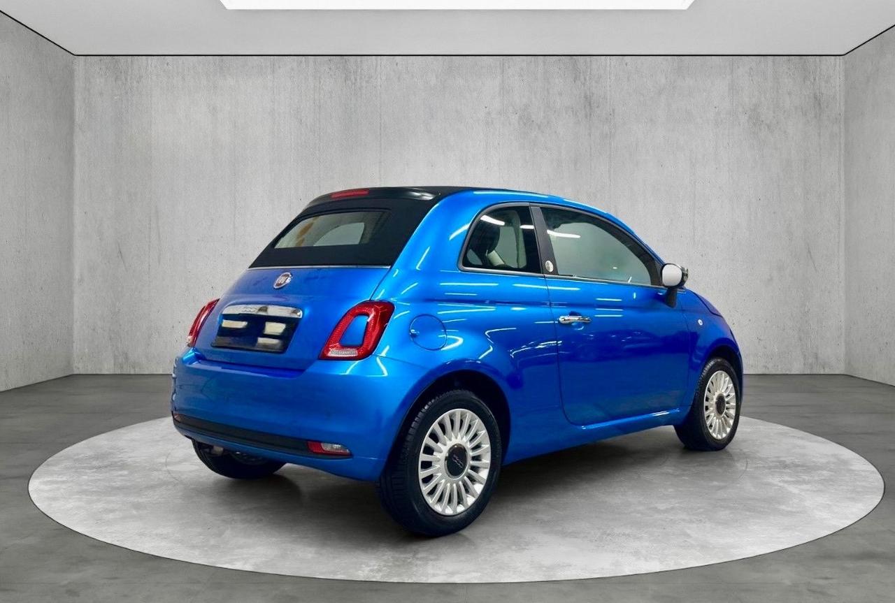 Fiat 500 C 1.2 Lounge blue metallic
