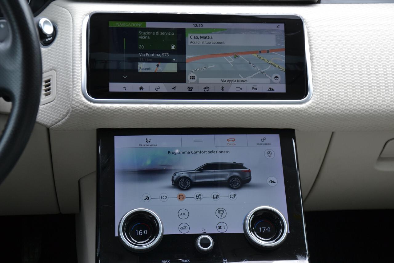 Land Rover Range Velar 2.0D 180CV **PREZZO REALE**TAGLIANDI ROVER***